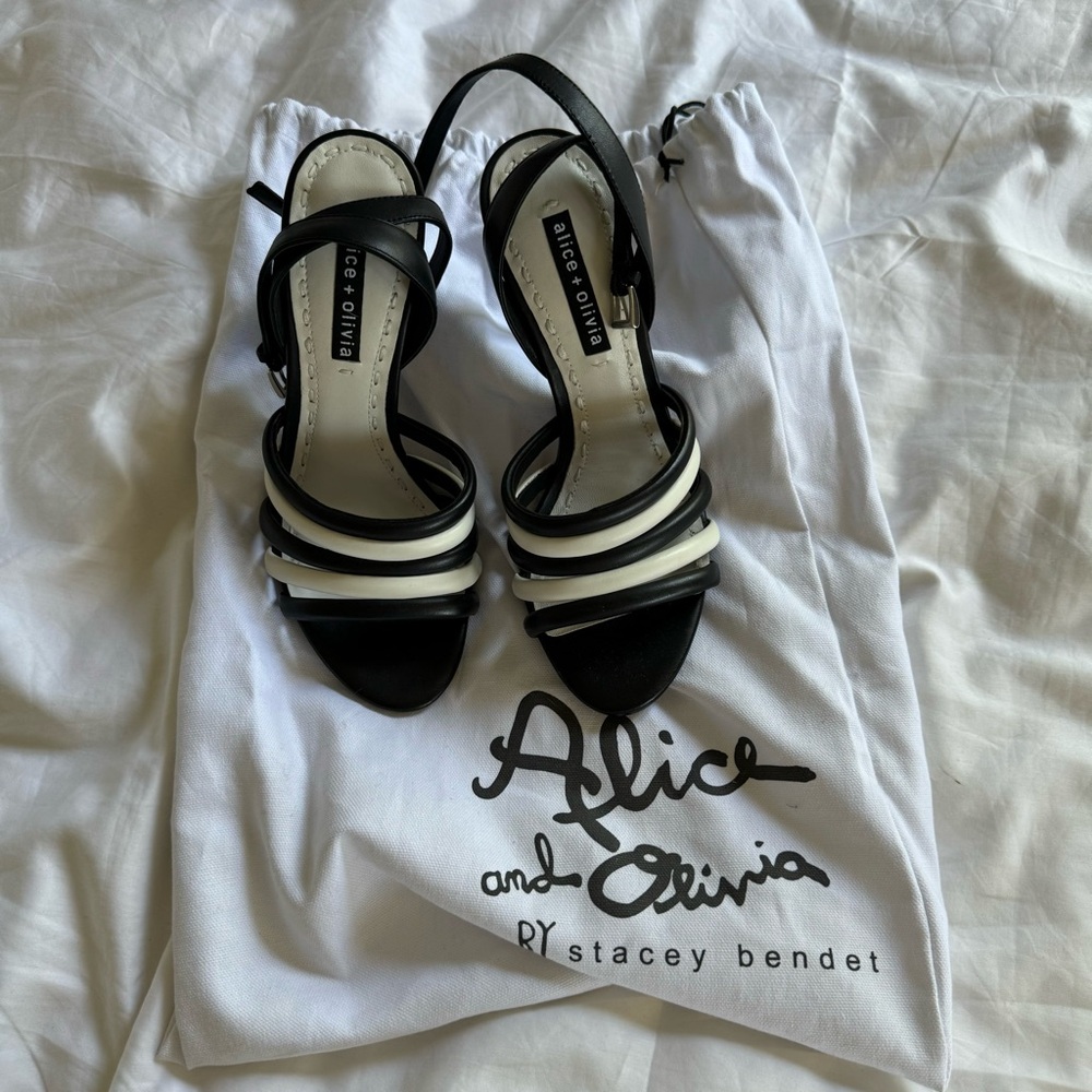 Alice + Olivia Dahlia sandals - never worn